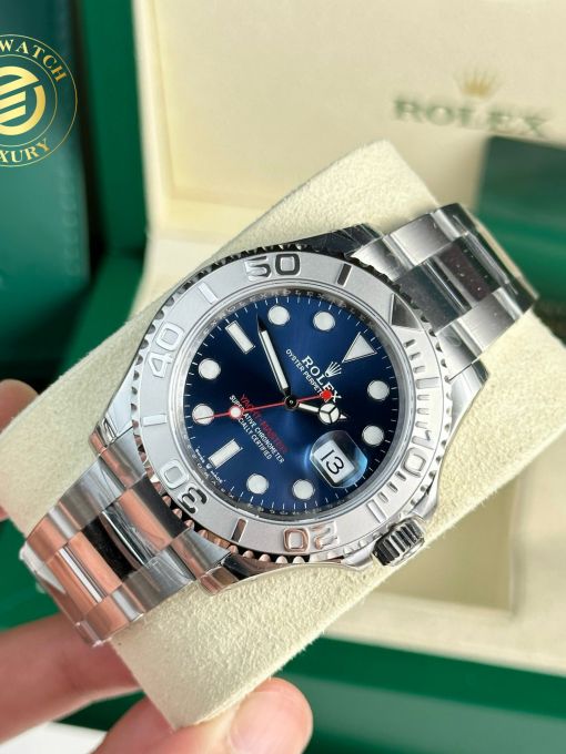 Đồng Hồ: Rolex Yacht Master 40mm mặt số xanh Rep 1:1